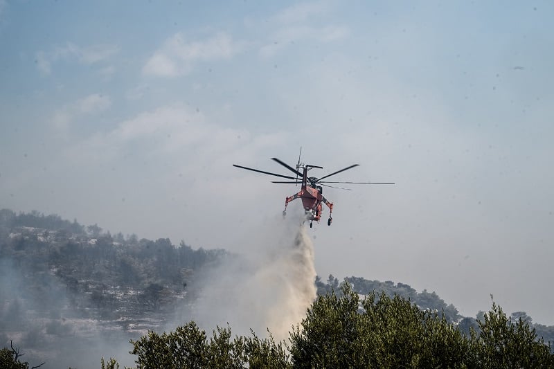 Πυρκαγιά στο Παγγαίο Ελεγχόμενη Κατάσταση και Επιχειρήσεις Κατάσβεσης