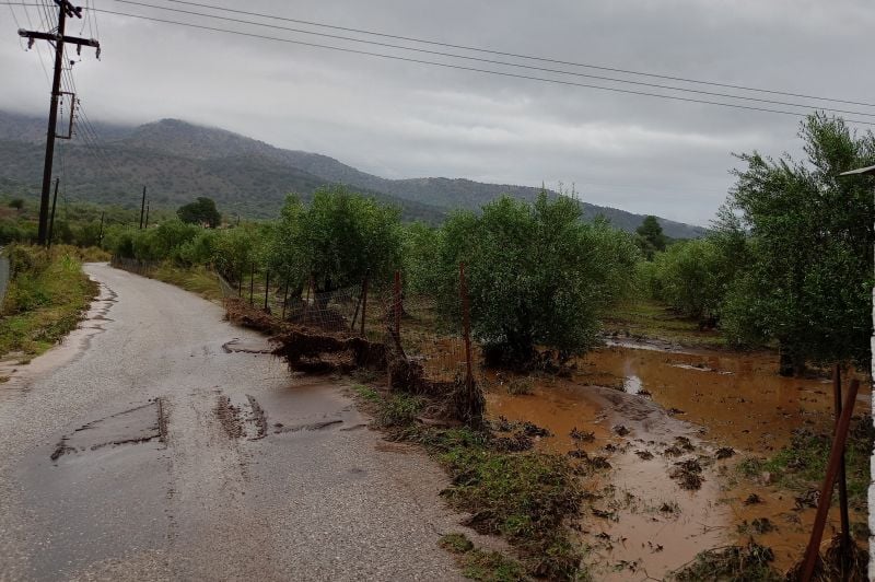 Καταστροφικές Ζημιές στην Αιτωλοακαρνανία από την Κακοκαιρία Κασσάνδρα